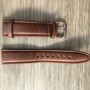 Brown Leather Watch Band
